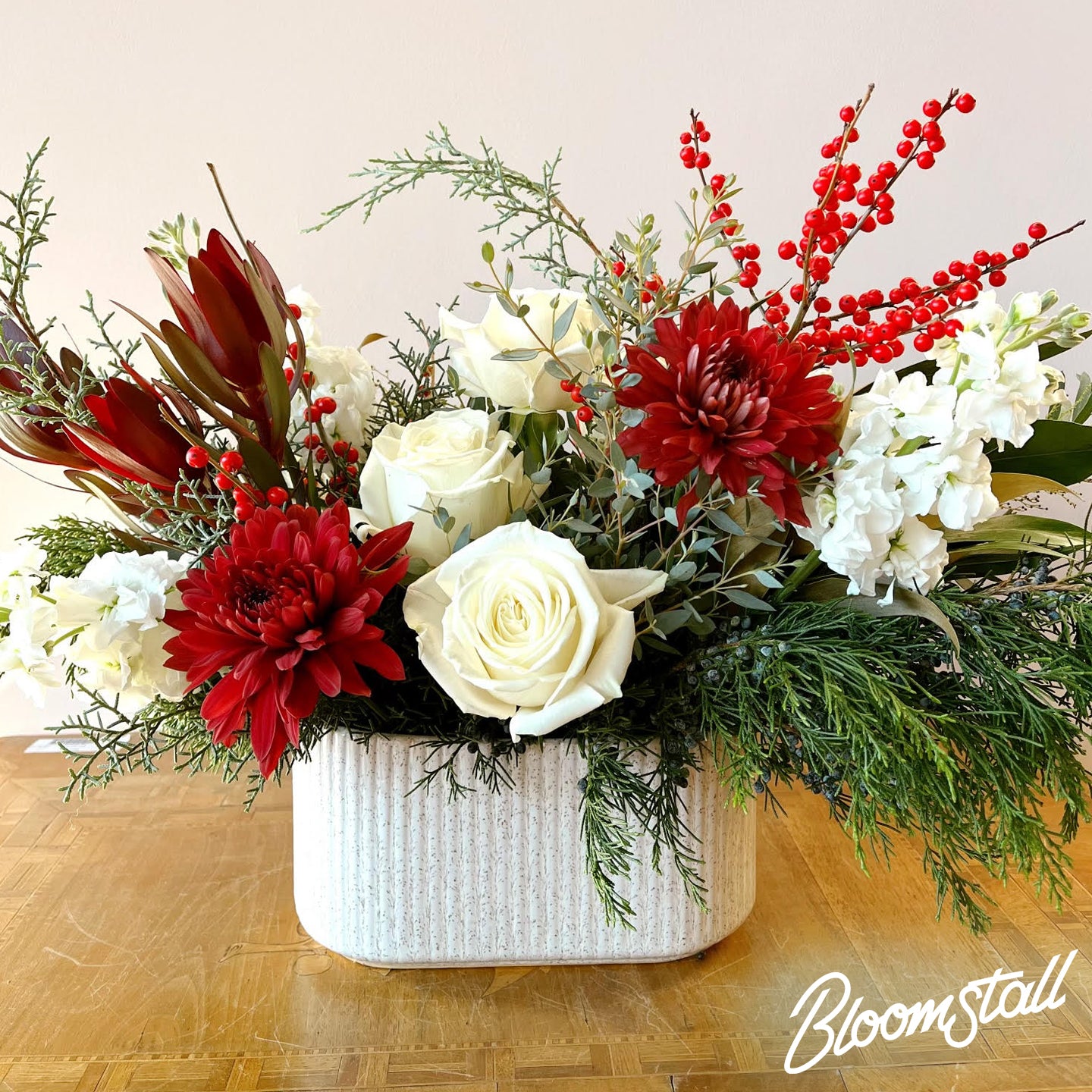 Holiday Blooms Flower Arrangement