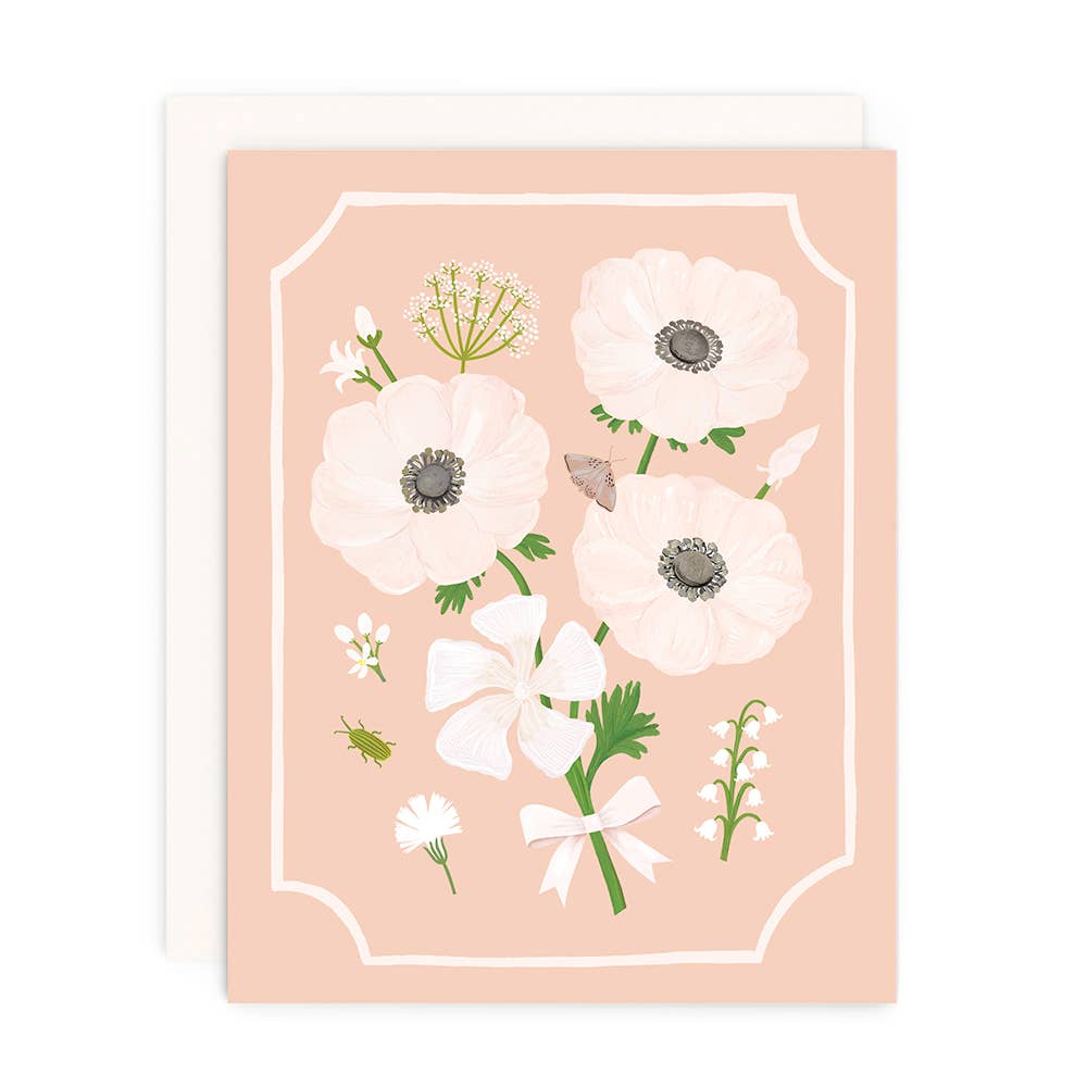 Poetic Chaos Greeting Card- Anemone