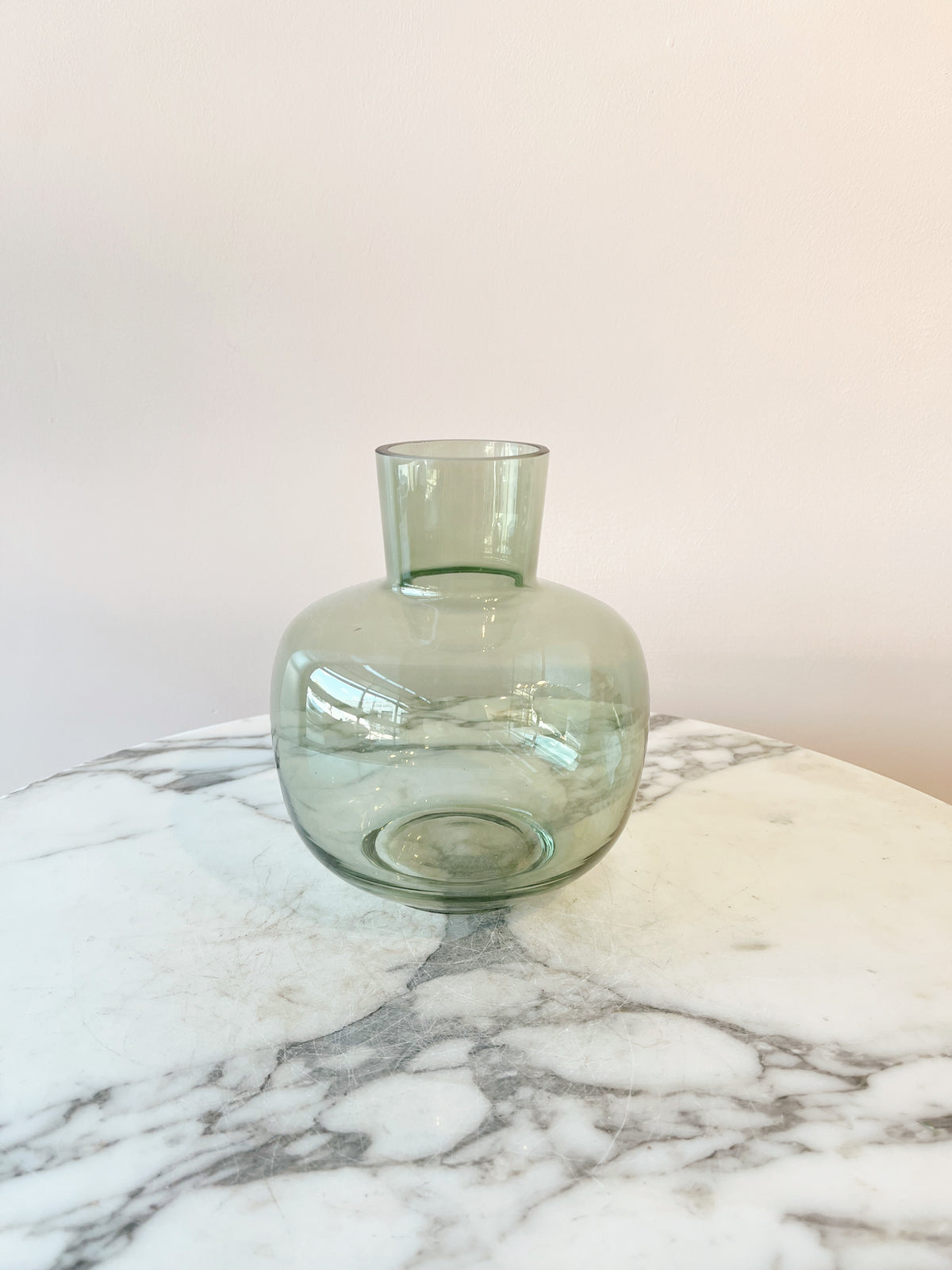 Essential Green Glass Vase