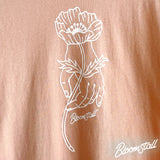 Bloomstall Tee - Signature Coral T-Shirt by Bloomstall Flower Boutique