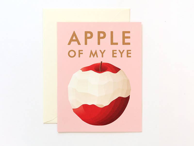 Apple of My Eye Love Card