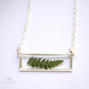 Seed & Soil Minimalist Bar Necklace